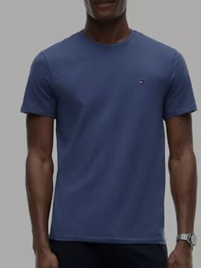 Tommy Hilfiger Navy Crew Neck Short Sleeve Tee